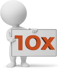 10x
